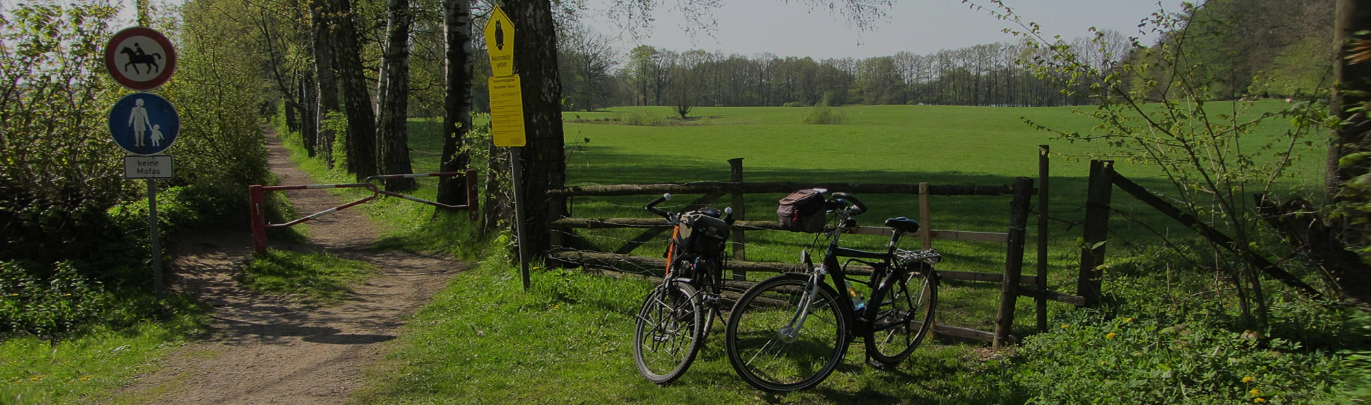 Zwei geparkte Fahrräder